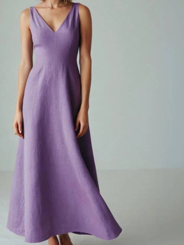 A Kesim Maxi Elbise - 1