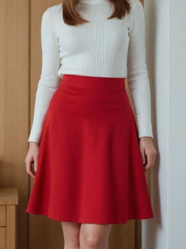 A Kesim Midi Etek - 1