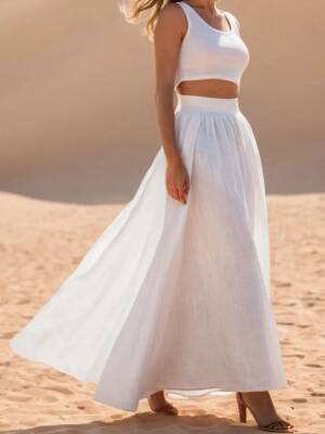 Çan Maxi Etek - Toptan Kadın Giyim