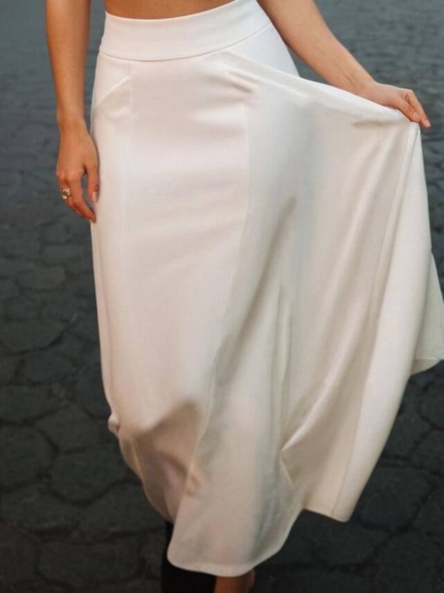 Geniş Kesim Maxi Etek - 1