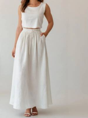 Keten İkili Takım - Toptan Kadın Giyim