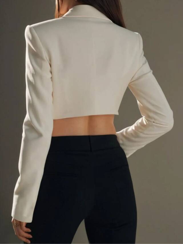 Kısa Blazer Ceket - 2