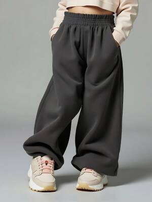 Kız Çocuk Oversize Eşofman Altı - Toptan Kadın Giyim