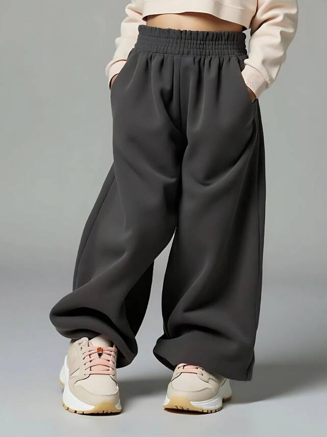 Kız Çocuk Oversize Eşofman Altı - 1