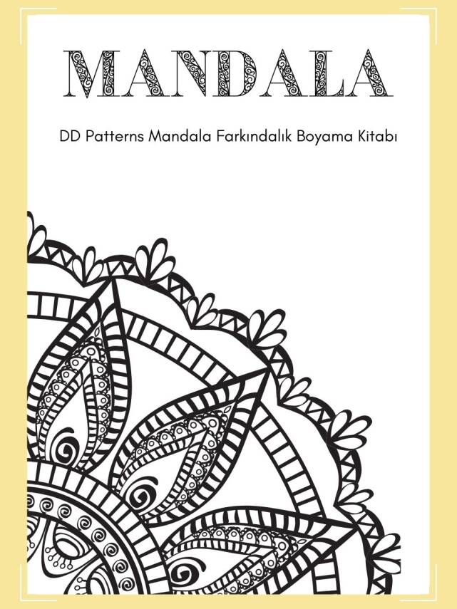 Mandala Farkındalık Boyama Kitabı - 1
